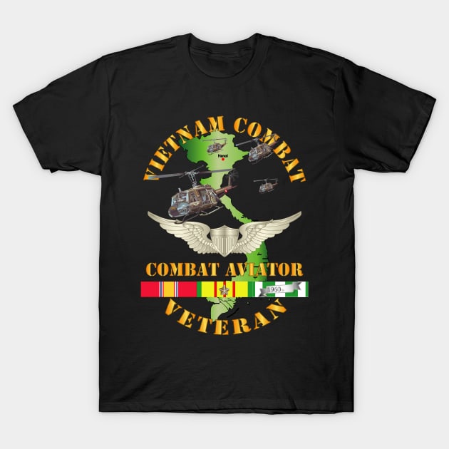 Vietnam Combat AVN Vet  Combat Aviator - Air Assault  w SVC T-Shirt by twix123844